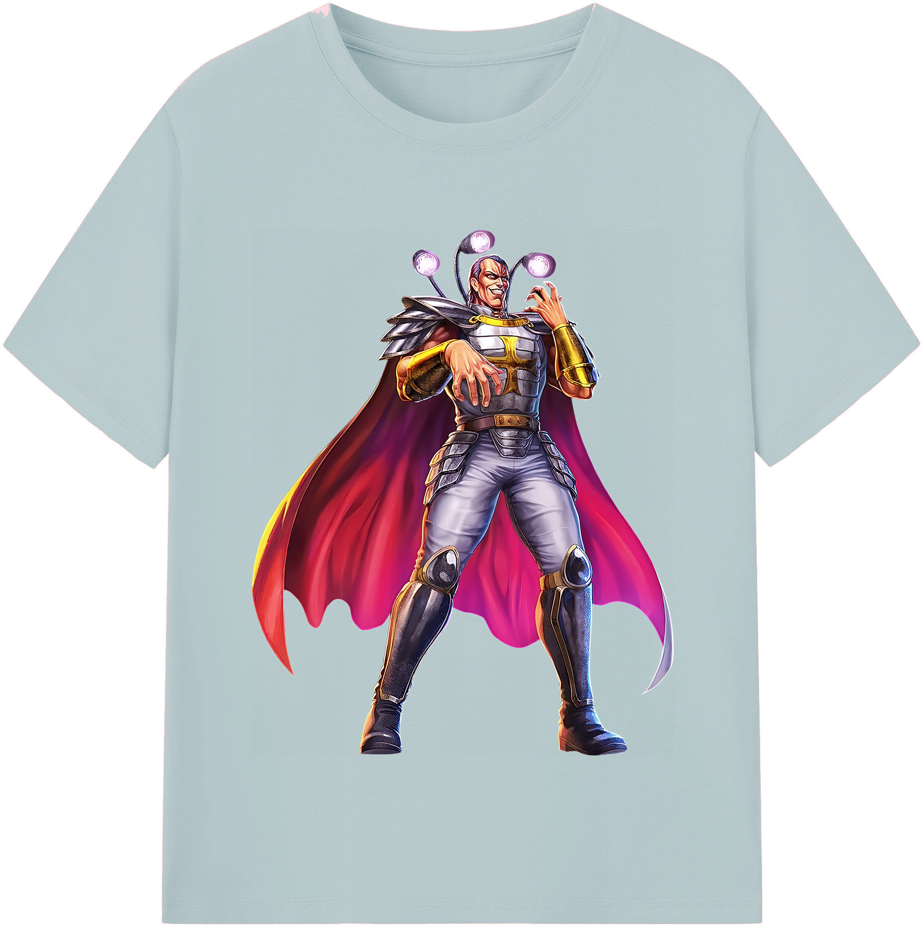 （画像用） 北斗の拳 Fist of the North Star 綿100％半袖Tシャツ（フロントプリント）